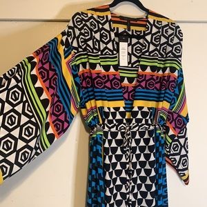 BCBG MAX AZRIA Serengeti jumpsuit RARE color way S